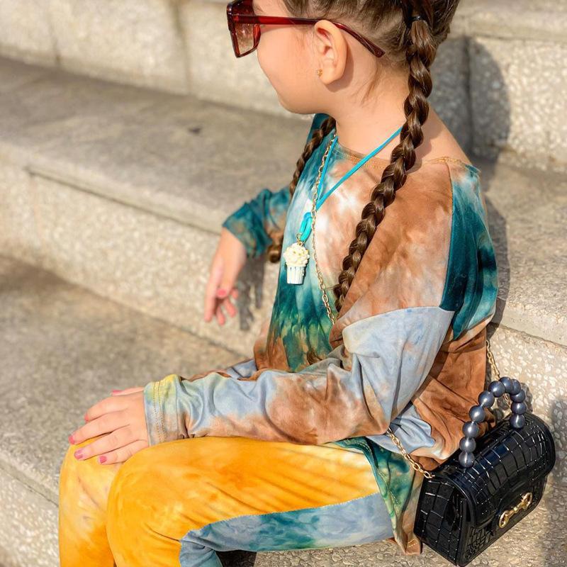Girls Autumn New Casual Loose Bat Sleeve Long Sleeve Suit
