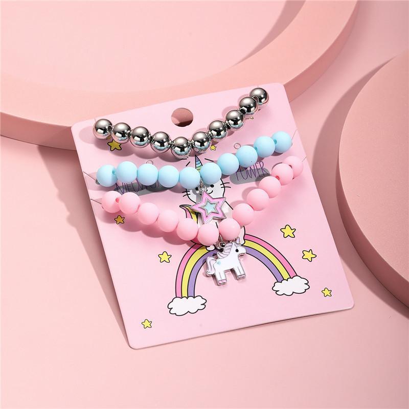Children's Candy-colored Beaded Bracelet