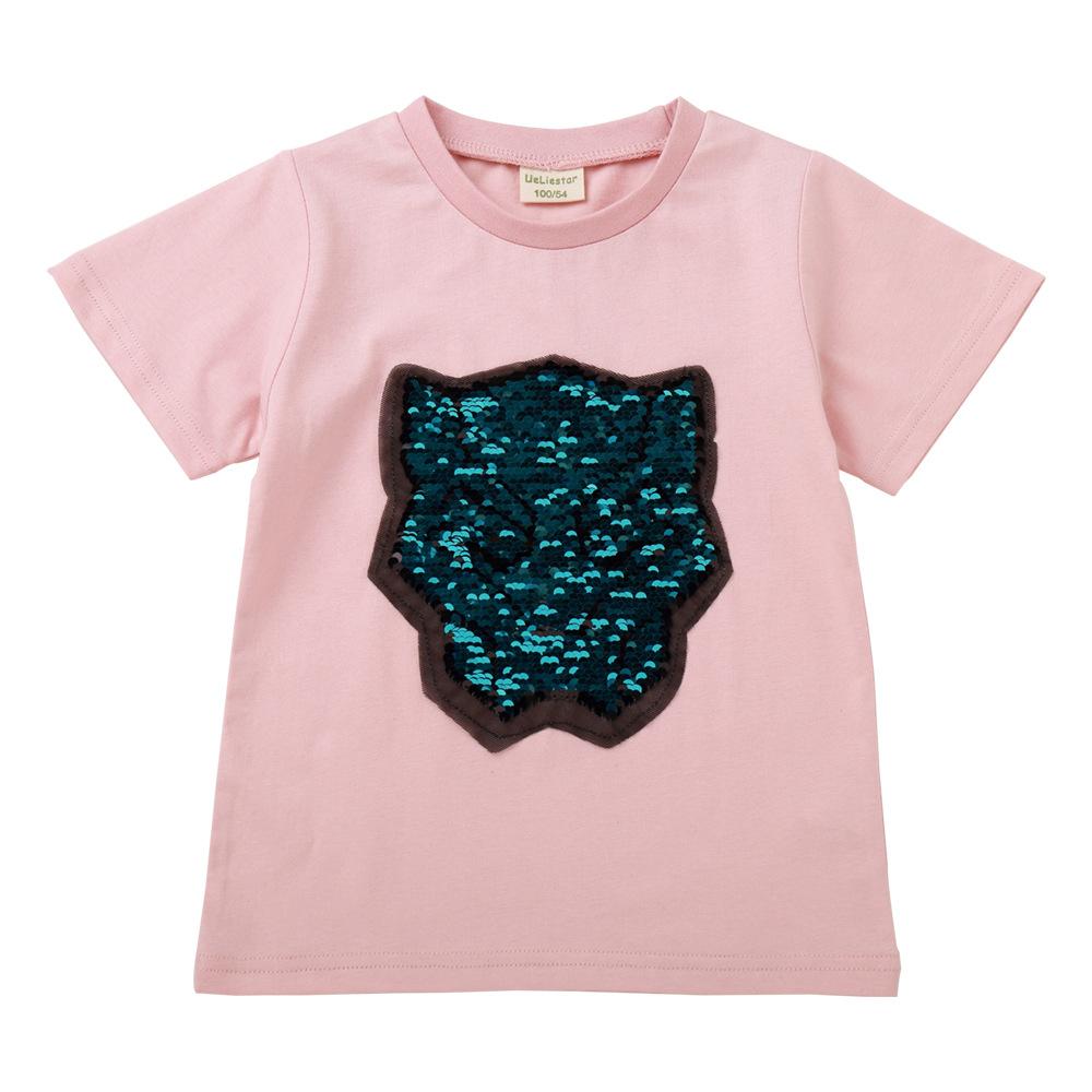 Short sleeve T-shirt round neck baby top