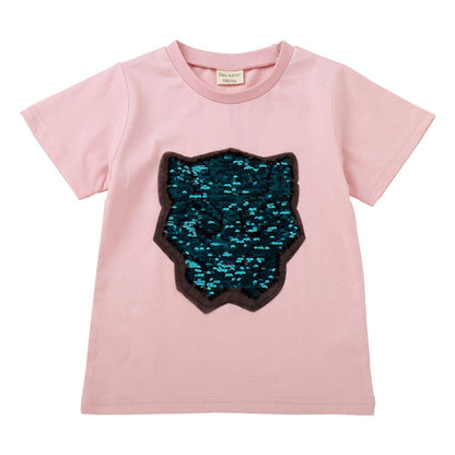 Short sleeve T-shirt round neck baby top