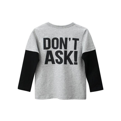 Children's Long Sleeve T-Shirt Men's Baby Clothes