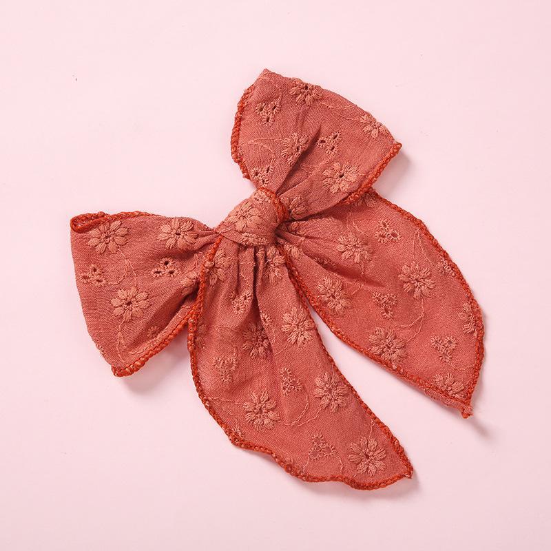Children's Hollow Embroidered Hairpin