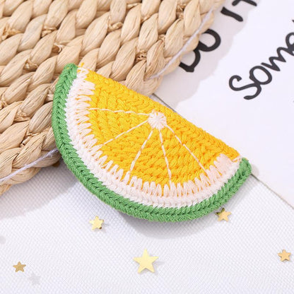 Girl's Sweet Wool Stereo Hairpin