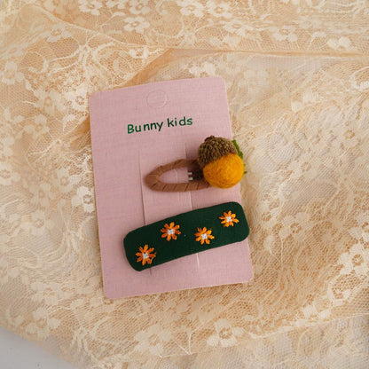 Children's Hairpin Milk Curry Hairpin Broken Hair Clip