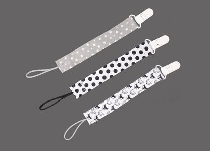 3pcs/set Colorful Baby Nipple Anti-dropping Pacifier Clip