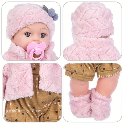 12-inch Lifelike Silicone To Comfort Simulated Reborn Baby Doll