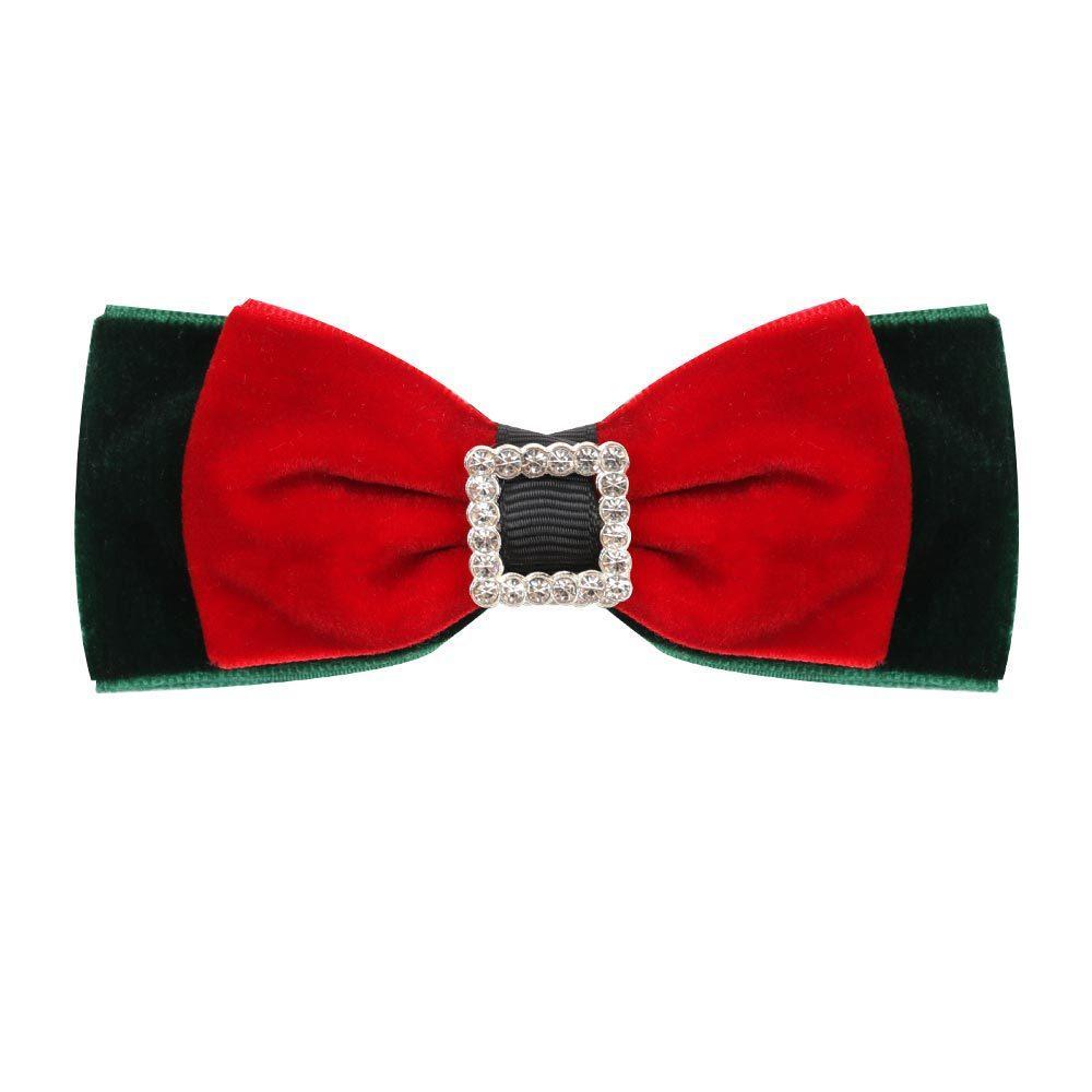 Children's Christmas Hair Clip Handmade Bow Hairpin