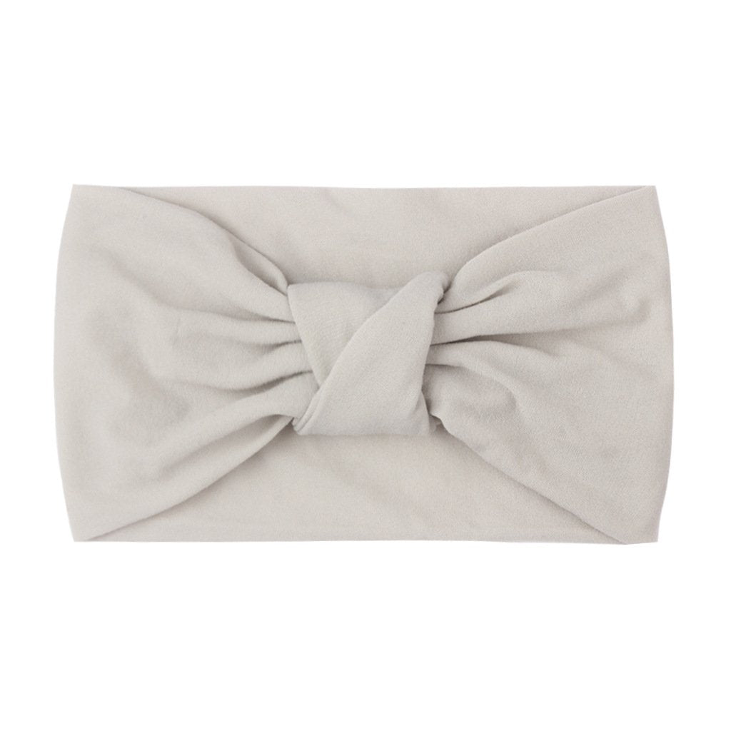 Children's Headwear Baby Solid Nylon Brimmed Hair Band Baby