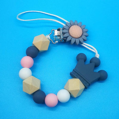 Baby Silicone Pacifier Clip Toy Anti-falling Chain