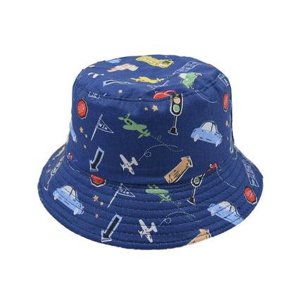 Children's Multi Style Cartoon Pattern Fisherman Hat