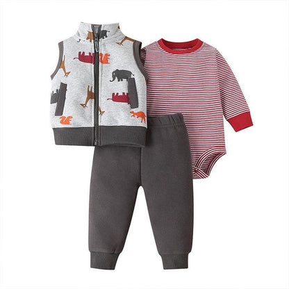 Baby's Coat Three-Piece Climbing Suit