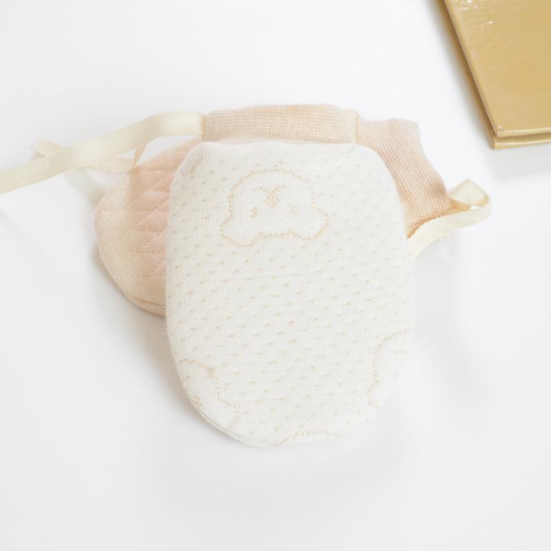 Baby's Thickened Anti-scratch Gloves with Rope