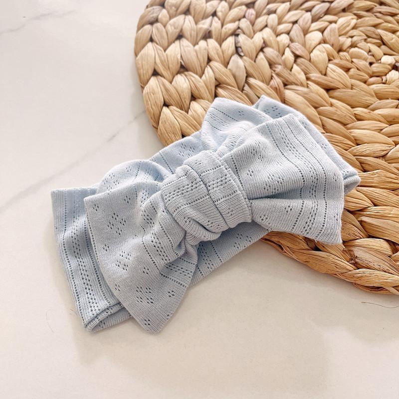 Children's Knitted Stretch Bow Hair Tape