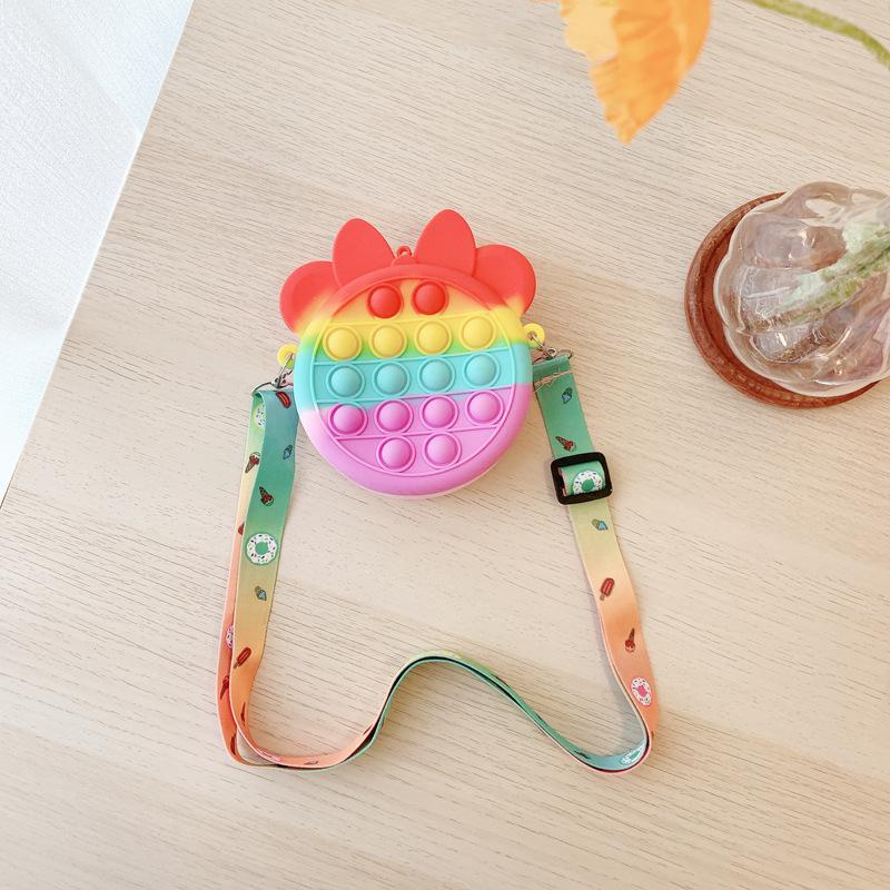 Bag Fingertip Crossbody Bag Bubble Decompression Toy