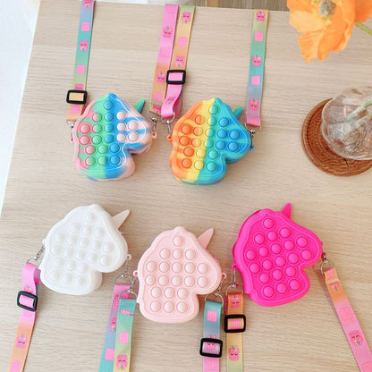 Children's Decompression Toy Bag Silicone Coin Purse