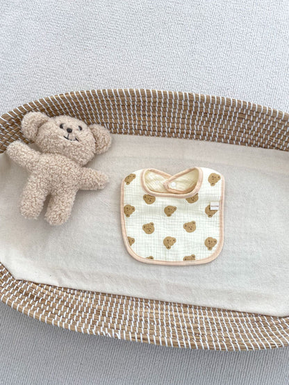 Baby Girls Boys Love heart Cartoon Baby Bibs Wholesale