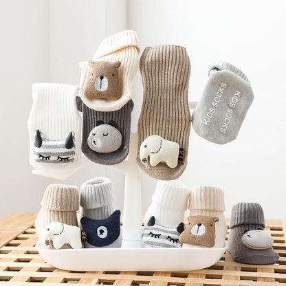 Newborn Stereo Cartoon Socks