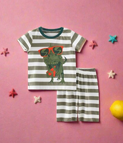 Children's short sleeved Shorts Set