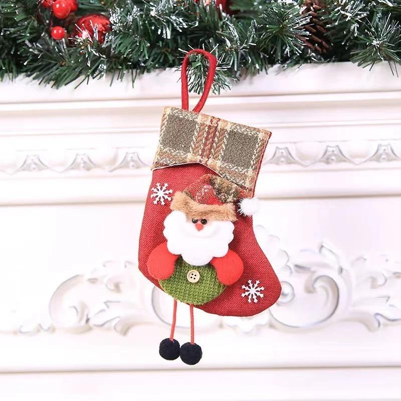 Christmas Stocking Ornaments Gift Bag Christmas Tree Pendant