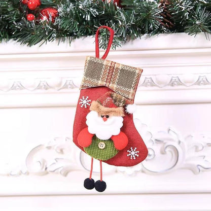 Christmas Stocking Ornaments Gift Bag Christmas Tree Pendant