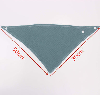 Children's Gauze Cotton Triangle Saliva Towel Baby Bib