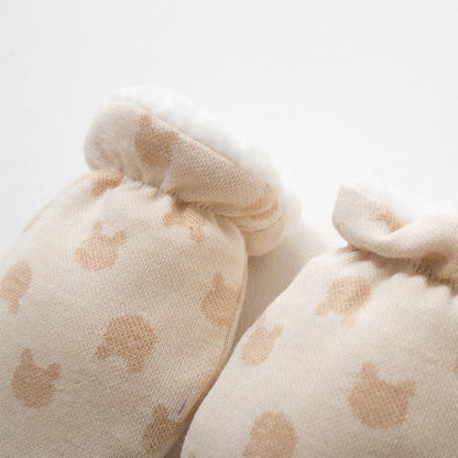 Baby Plush Gloves Baby Anti-scratch Autumn Warm Gloves