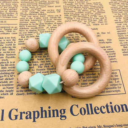 Baby Beech Silicone Teether Bracelet