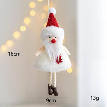 Plush Doll Fabric Christmas Tree Decoration Ornaments