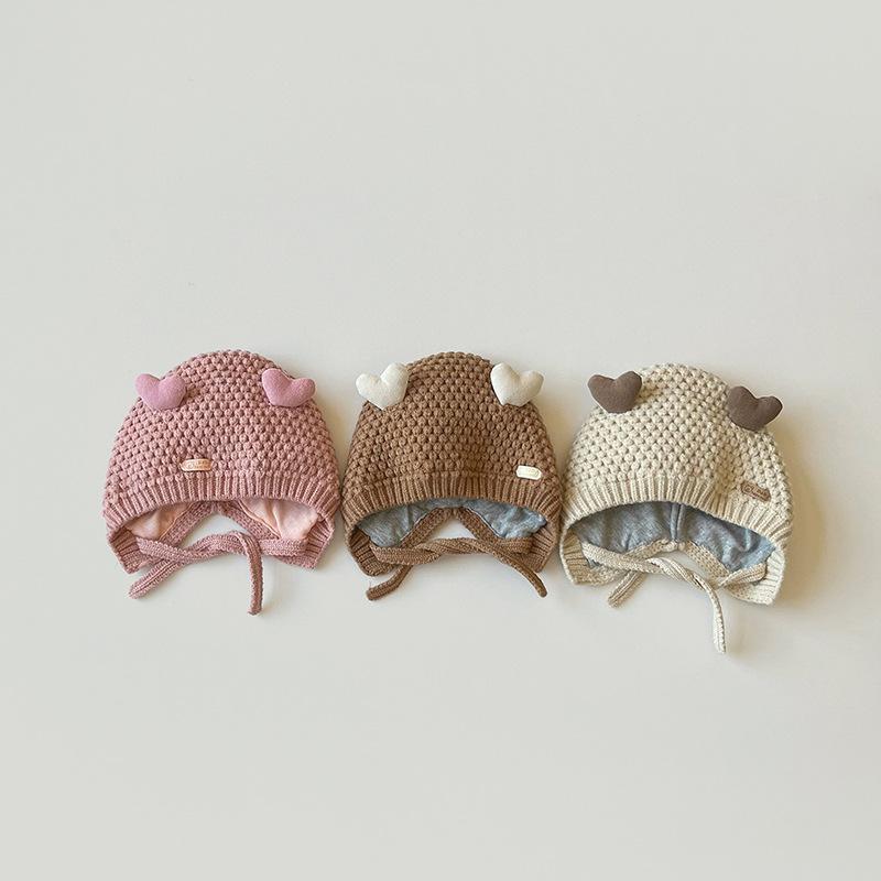 Baby Love Plus Cotton Ear Protection Hat Knitted Baby