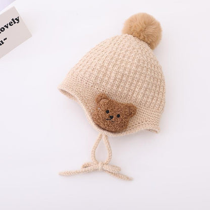 Children's Thickened Warm Knitted Hat Ear Protection Hat