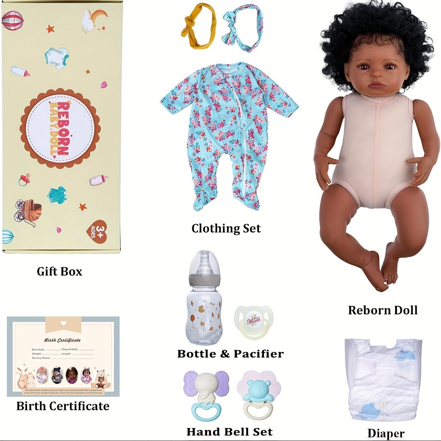 Lifelike Reborn Doll 17In Realistic Newborn Real Life Dolls