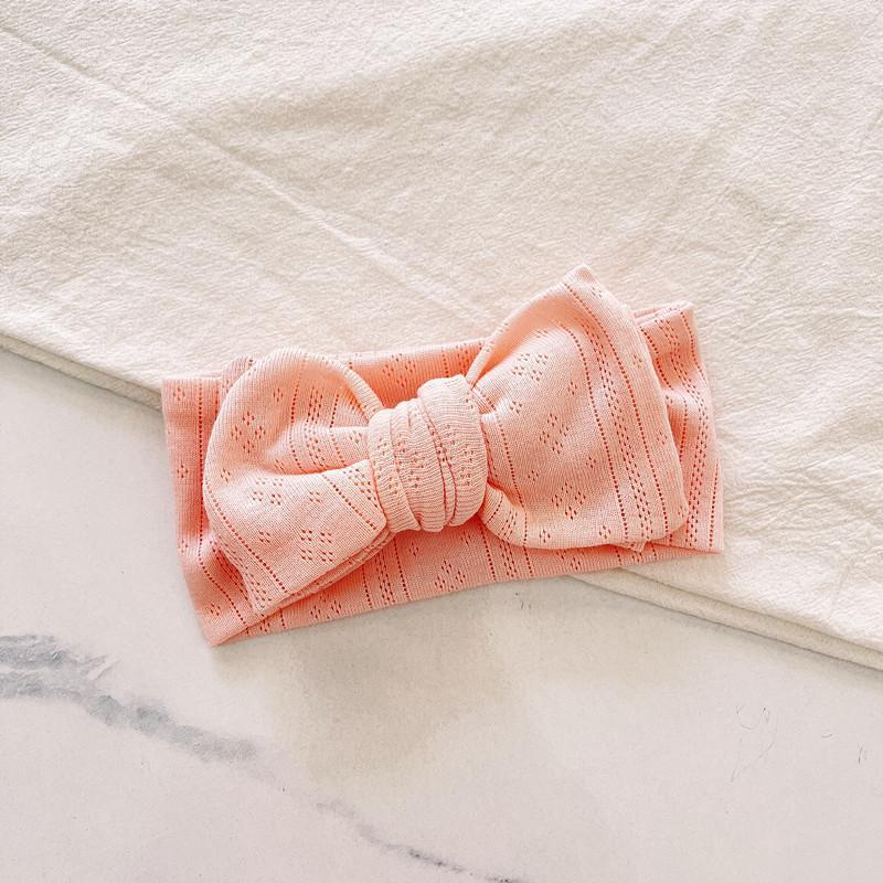 Children's Knitted Stretch Bow Hair Tape