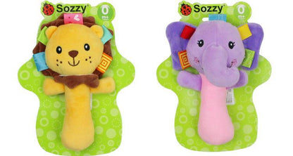 Baby Cartoon Animal Hand Bell Toy