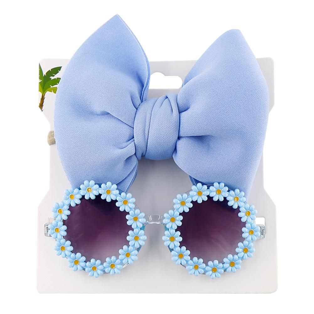 Children's Sunflower Sunglasses Headband Set