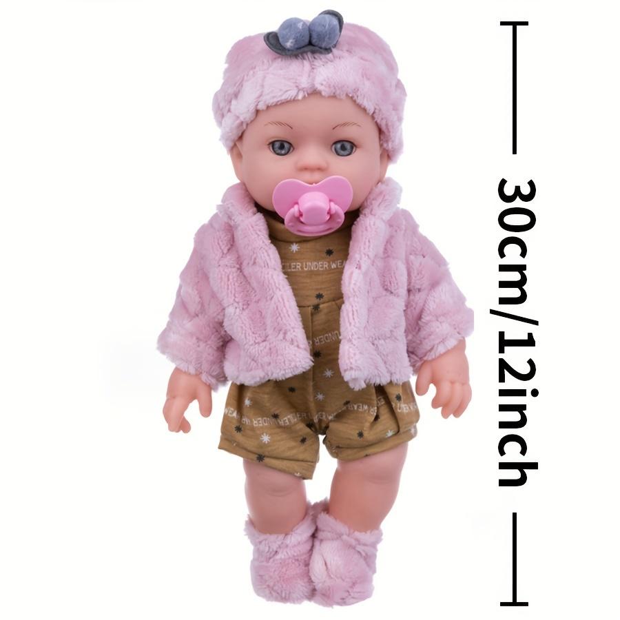 12-inch Lifelike Silicone To Comfort Simulated Reborn Baby Doll