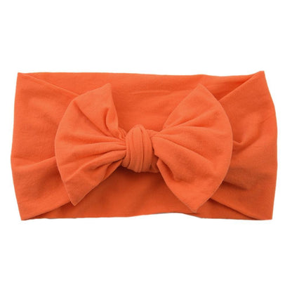 Children's Hair Accessories Nylon Bow Hair Band