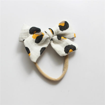 Baby Cotton Gauze Bow Hair Band Children's Hair Accessories