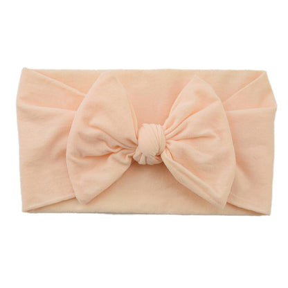 Children's Hair Accessories Nylon Bow Hair Band