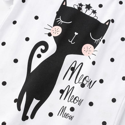 Girls' Short Sleeved Cotton T-shirt