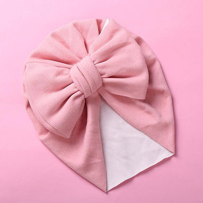 Children's Double Bow Cashmere Hat