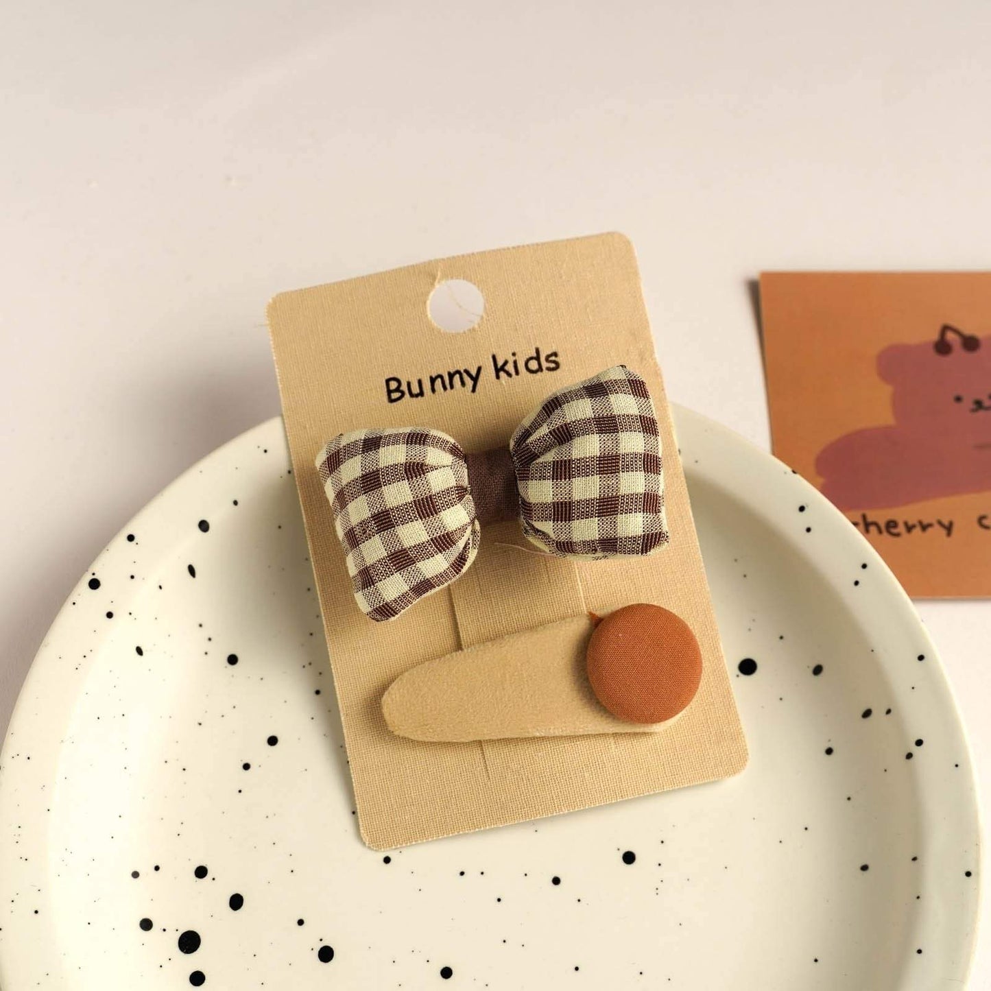 Flower Bear Bow Children's Hairpin