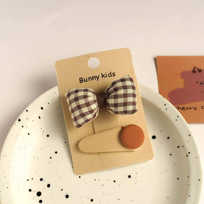 Flower Bear Bow Children's Hairpin
