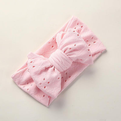 Children's Hand Embroidered Bow Hair Tape