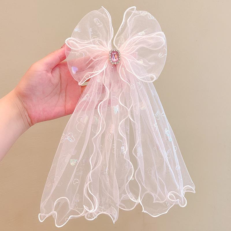 Children's Large Mesh Bow Hairpin