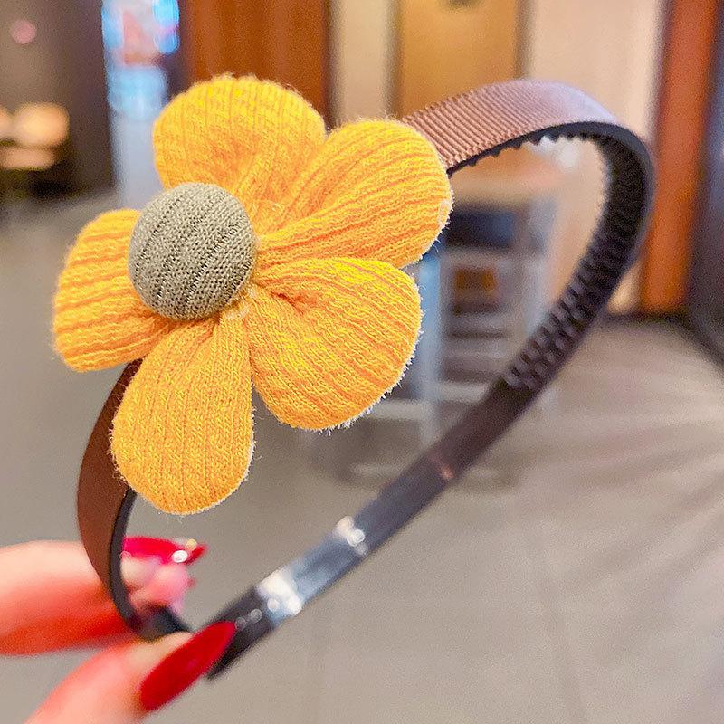 Girl's Hair Hoop Mesh Cartoon Broken Hair Clip Headdress