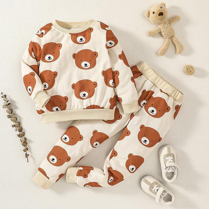 Children's Long Sleeve Jacket Pants Two-Piece Set