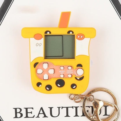 Strawberry Ice Cream Game Pendant Keychain