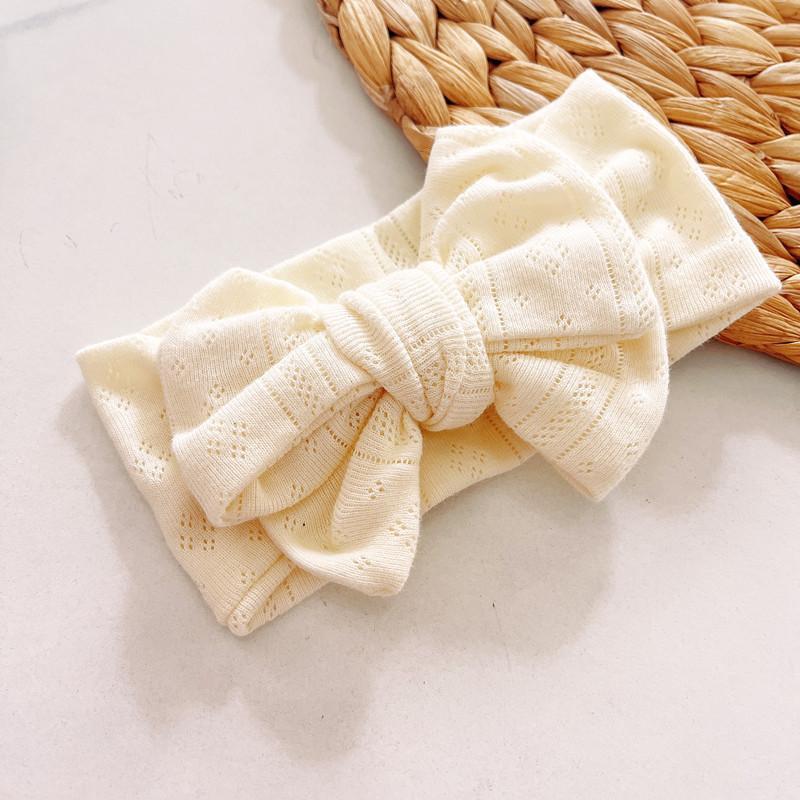Children's Knitted Stretch Bow Hair Tape
