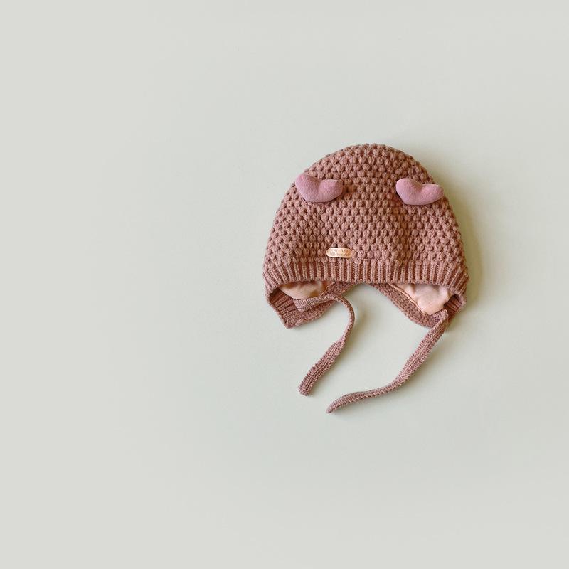 Baby Love Plus Cotton Ear Protection Hat Knitted Baby