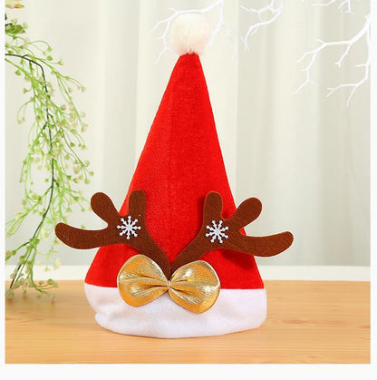 Red Velvet Padded Christmas Hat